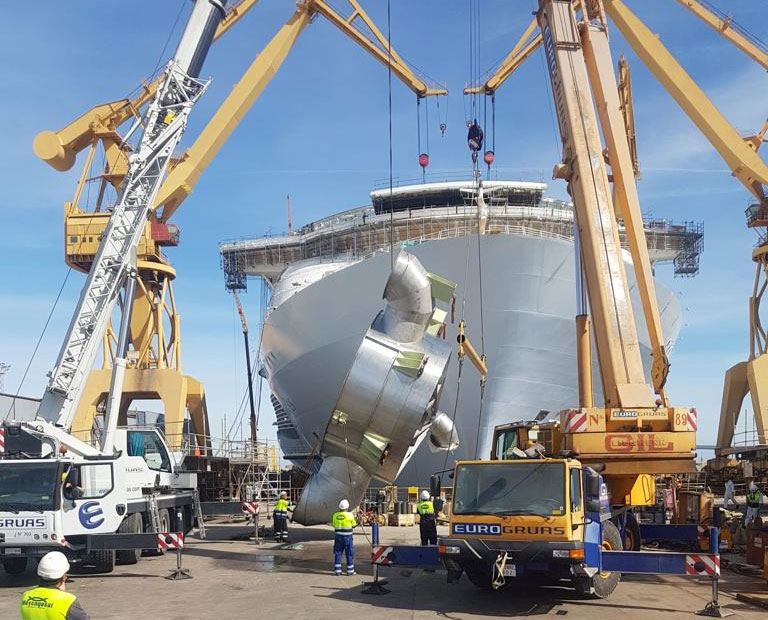 Movimiento de Piezas/Bloques y Maniobras Navales